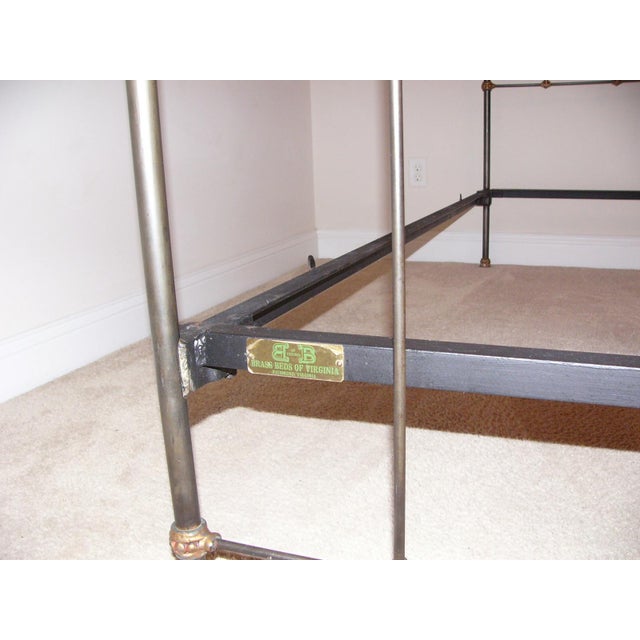 1980s King-Sized Brass Beds of Virginia For Sale In Charleston - Image 6 of 6