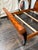 Eastern King Size Lee Weitzman Elysia Style Figured Wood Sleigh Bed Frame For Sale - Image 10 of 12