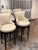 Animal Skin Century Furniture Leather Bar Stools, Set of Five For Sale - Image 7 of 14