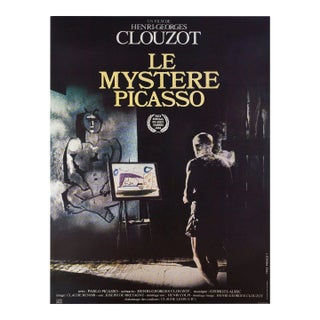 1980s The Mystery of Picasso French Grande Film Poster For Sale