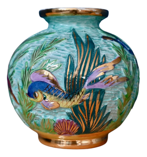 Vintage Ball Vase by Lamarche Monaco, 1960s