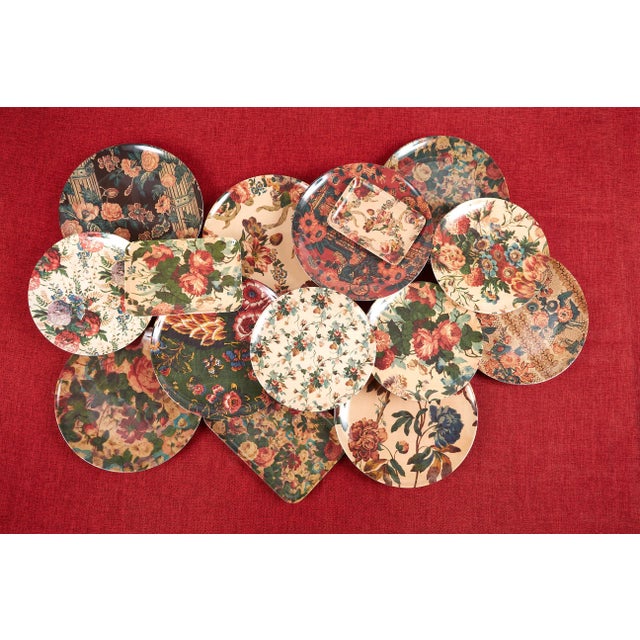 English Garden Side Plates, Set of 4 For Sale - Image 9 of 9