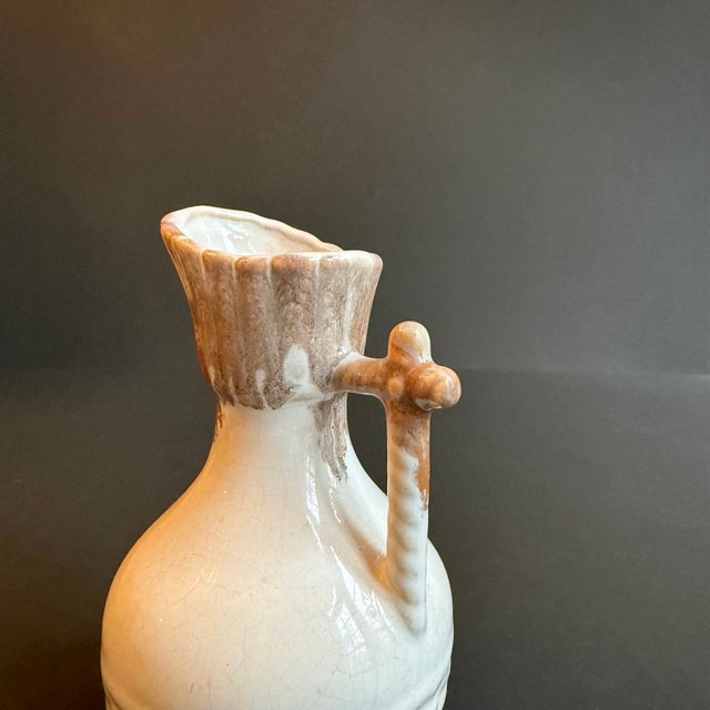 Ceramic Vintage Ceramic Creamer Pitcher For Sale - Image 7 of 8