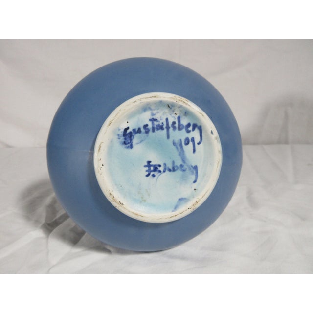 Blue Josef Ekberg Vase 1909 For Sale - Image 8 of 9