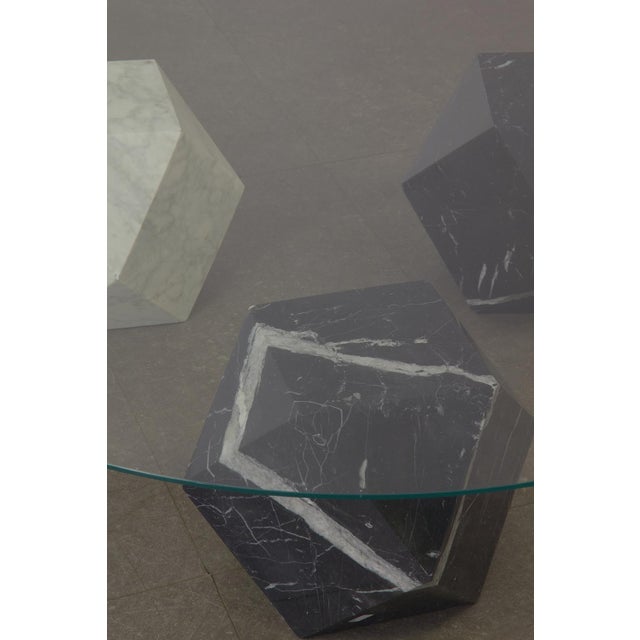Space Age Marble Coffee Table by Massimo Vignelli, 1970s For Sale - Image 5 of 15