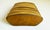 An oak cigarette box with bronze sides and a cane-wrapped lid. The piece is in need of restoration. See condition notes....