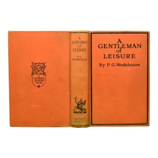 "A Gentleman of Leisure" Wodehouse, p.g. For Sale