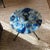 Alberto & Diego Giacometti Bronze Side Table With Round Blue Agate Top For Sale - Image 4 of 6