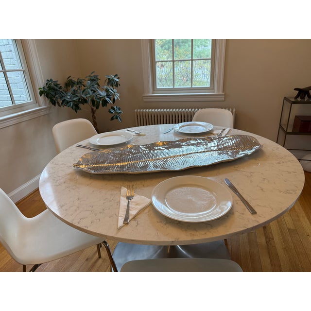 2020s Beatriz Ball "Garden" Banana Leaf Extra Extra Large Platter (39") For Sale In Washington DC - Image 6 of 10