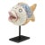Hand-crafted from reclaimed wood, this large koi sculpture is a traditional symbol of harmony and luck. For Buddhists,...