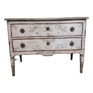 19th Century Italian Painted Chest of Drawers For Sale