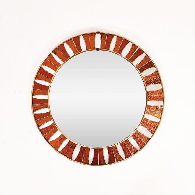 Spanish Artistic Mirror with Glass Mosaic, 1960s For Sale - Image 9 of 9