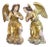 Cerchia Di Gian Lorenzo Bernini, Large Angels Sculptures, 1650, Chestnut and Gold, Set of 2 For Sale