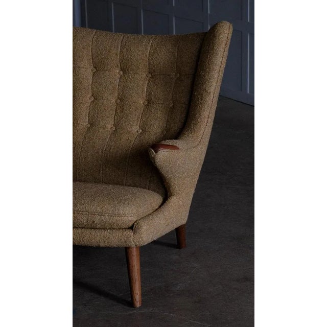 Papa Bear Chair attributed to Hans J. Wegner, 1950s For Sale - Image 3 of 10