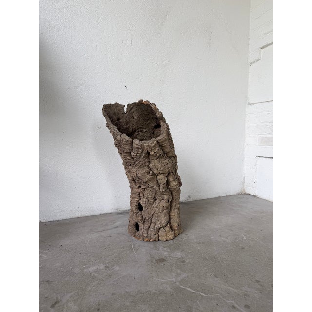 Vintage Cork Bark Vase, 1970s For Sale - Image 16 of 18