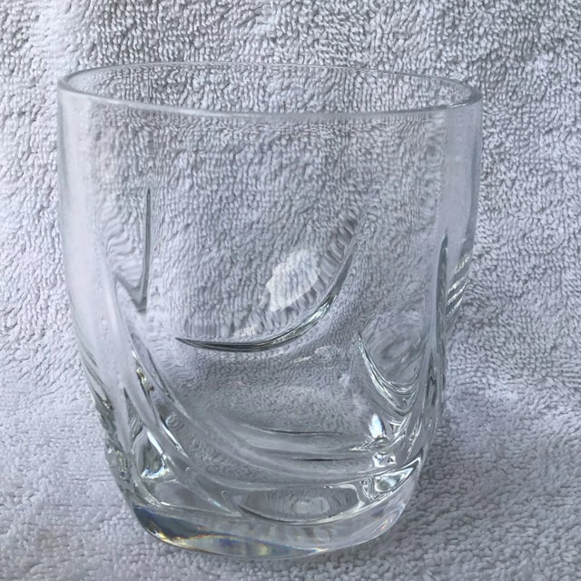 For the larger gathering here are 11 Heisey Colport lowball glasses. The bottom of these glasses are ground flat then...