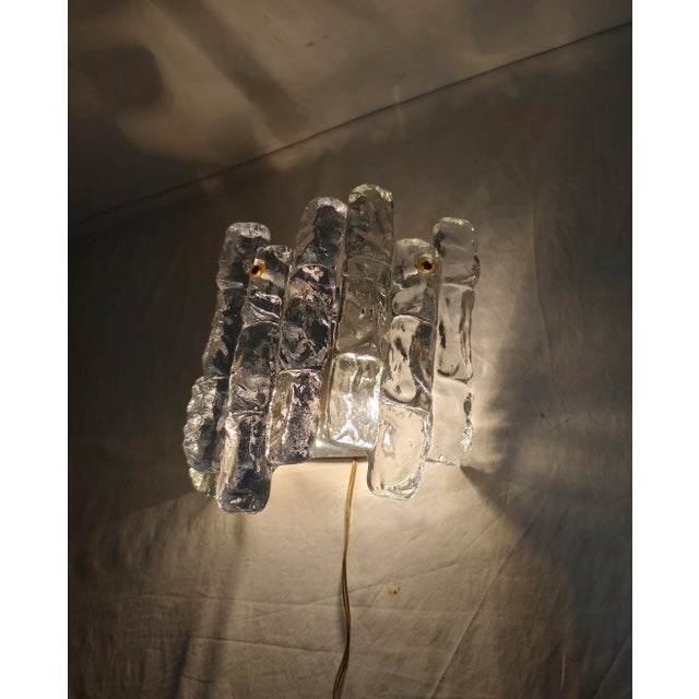 Crystal Wall Sconce, Austria, 1970s For Sale - Image 6 of 13