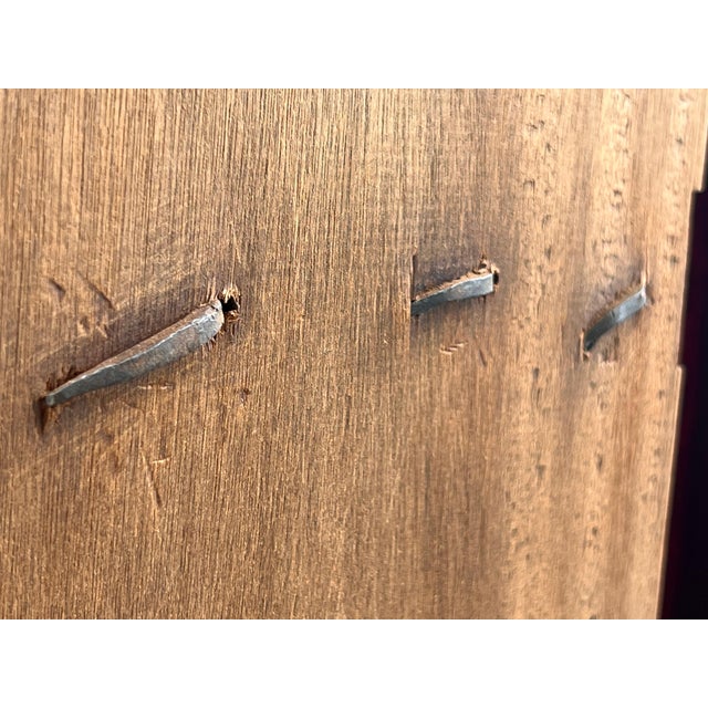 Early 20th Century Spanish Gothic Style Walnut Entry Wardrobe with Five hangers and carvings For Sale - Image 10 of 18