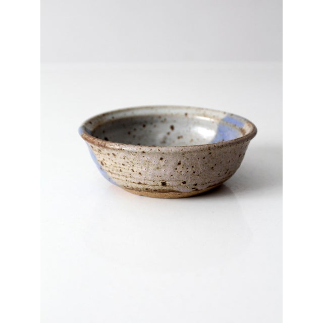 Late 20th Century Vintage Handmade Studio Pottery Bowl For Sale - Image 5 of 14