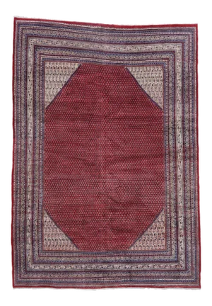 Vintage Persian Sarouk Mir Boteh Rug - 11'05 X 15'11