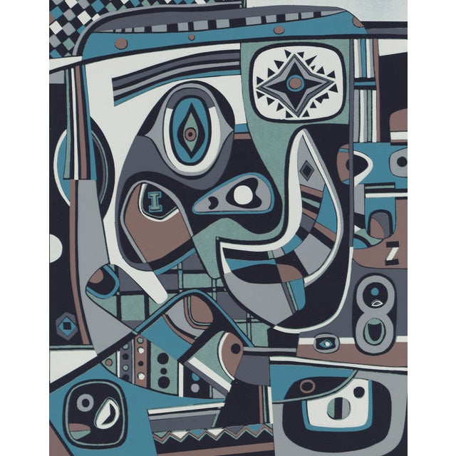 Original silkscreen print by Steve Wheeler from the limited edition of 513 monograph "Hello Steve" published in 1947. Each...