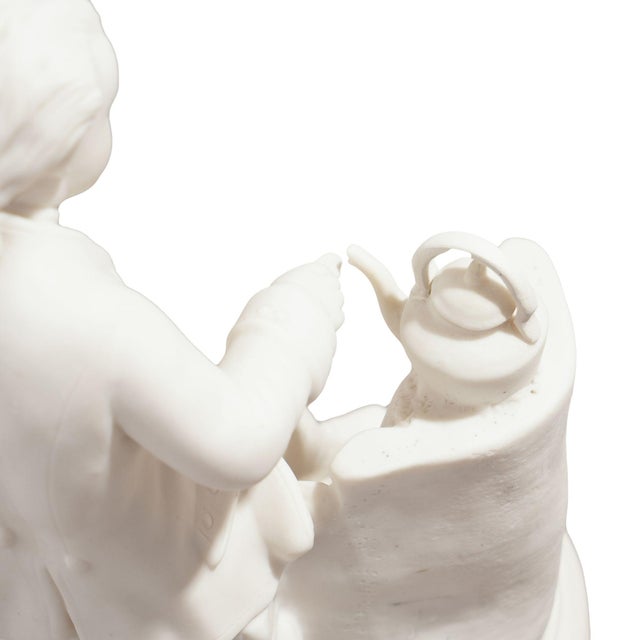 Parian Figurine of James Watt by Copeland & Garrett, C. 1840 For Sale In Chicago - Image 6 of 12