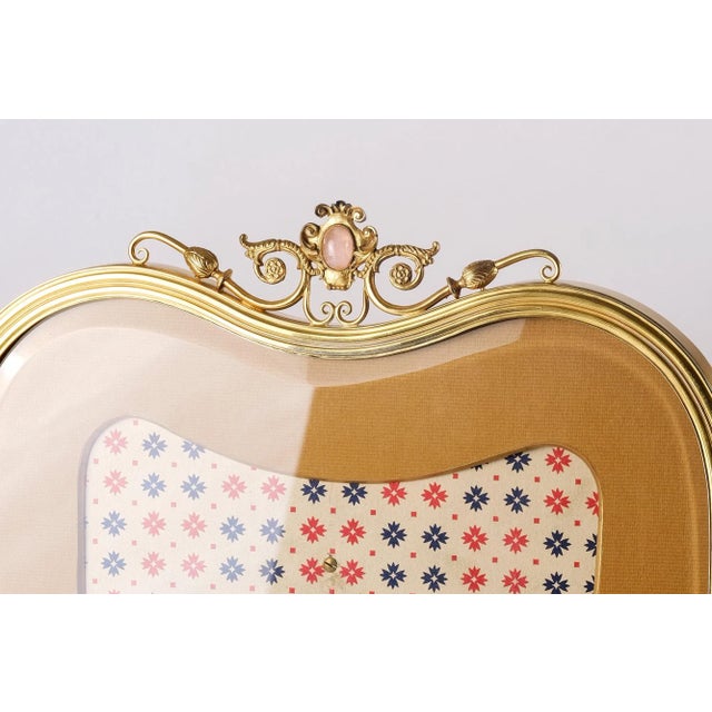 Italian Gilded Silver Picture Frame by De Vecchi For Sale - Image 6 of 7