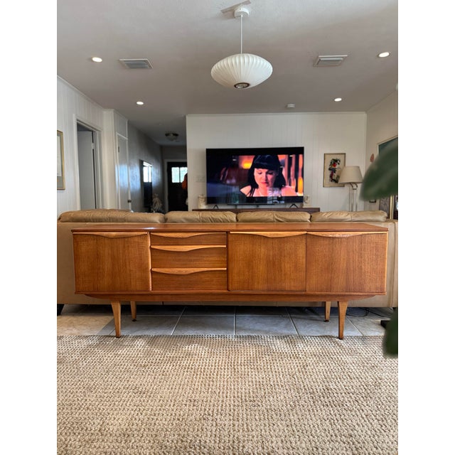 A Beautiful Teak Sideboard by Stonehill Furniture, Made in the Uk, Circa 1960s For Sale - Image 10 of 12