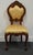 French Provincial Vintage Antique Traditional Rococo Style Carved Accent Side Chair For Sale - Image 3 of 11