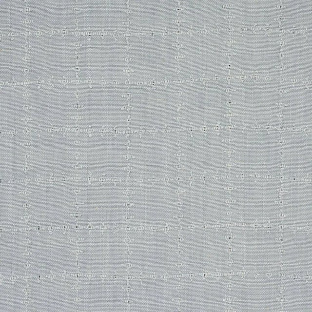 Transitional Schumacher Elin Check Fabric in Sky For Sale - Image 3 of 3
