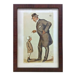 Antique Vanity Fair "The Affable Earl" Plate