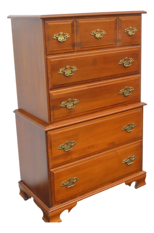 Tall Solid Maple Chest of Drawers 6655