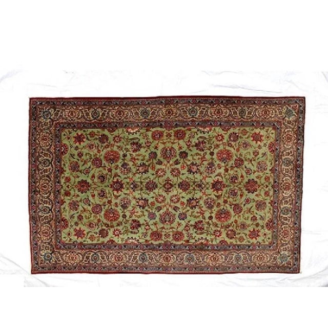 Textile Persian Kork Kashan Rug - 7' X 10'10" For Sale - Image 7 of 7