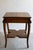 Sturdy well made exceptional side parlor table. Delightful craftmenship. I'm not sure of the maker or where it was made....