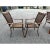 1970s Faux Metal Bamboo 6 Piece Patio Seating Set For Sale - Image 4 of 11