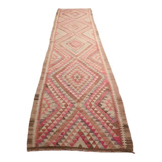 Vintage Minimalist Kilim Rug For Sale