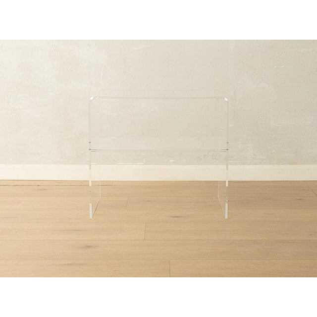 Vintage Acrylic Side Table, 1960s For Sale - Image 6 of 9