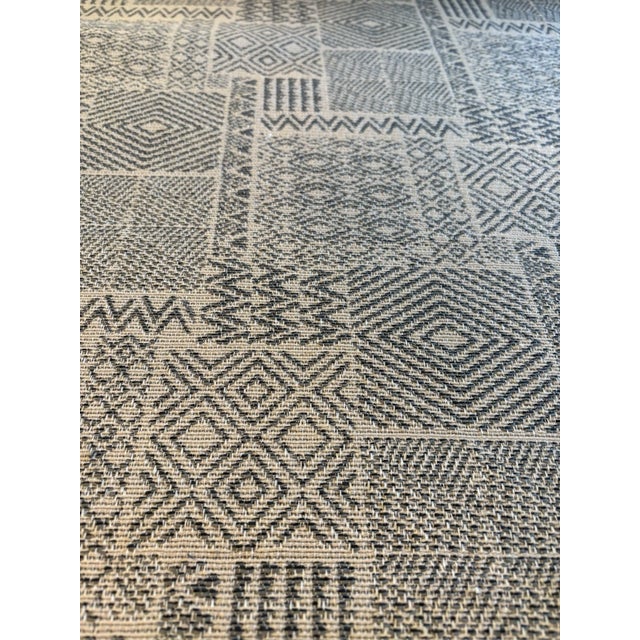 Arhaus Arhaus Bantu Sky Upholstery Fabric Roll 34 Yards – Swavelle/Mill Creek – Eureka For Sale - Image 4 of 10