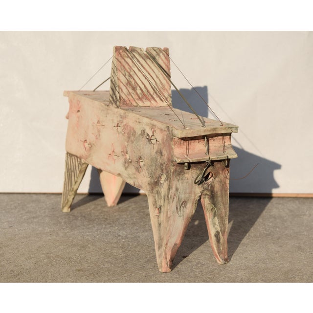 Urmas Puhkan born 1967 in Nadalema, Kehtna Municipality (Estonia) Abstract object (“musical instrument”) signed and dated...
