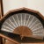Antique French Victorian Hand Painted Hand Lace Fan Glass Frame 19th Century For Sale - Image 4 of 13