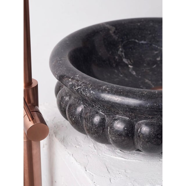 Handmade Black Indian Marble Countertop Sink For Sale - Image 6 of 6