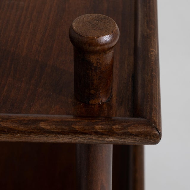 Mid 20th Century Mid-Century French Wooden Etagere Shelving Unit, Circa 1960 MCM Etagere France For Sale - Image 5 of 12