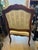 Vintage Louis XV Chair With White Silk Stripe Fleur De Lis For Sale In West Palm - Image 6 of 9