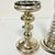 1990s 1990s Vintage Boho Chic Modern West Elm Attributed Mercury Glass Candleholders - Set of 3. For Sale - Image 5 of 12