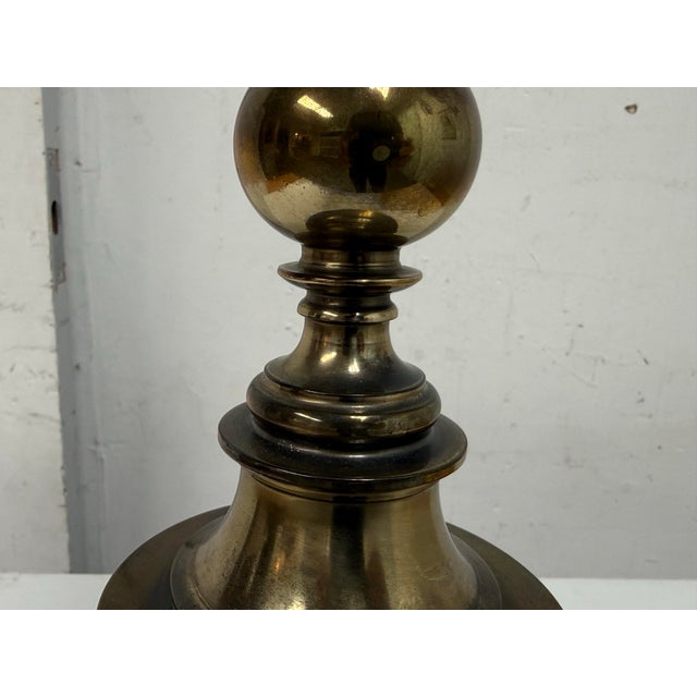 Late 20th Century Stiffel Brass Table Lamp For Sale - Image 10 of 12