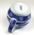 Large Vintage Blue & White Porcelain Cream or Milk Pitcher For Sale - Image 9 of 12