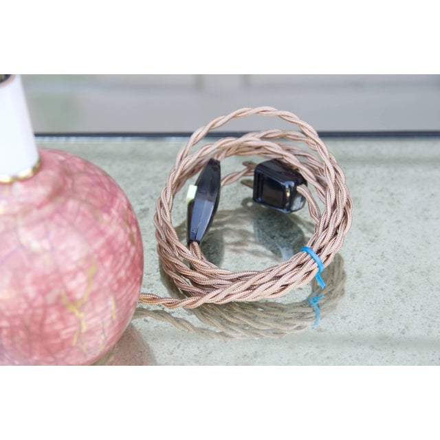 Petite Glazed Ceramic French Art Deco Lamp by Raoul Lachenal For Sale - Image 4 of 5