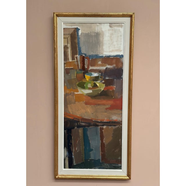 Ingvar Hällgren, Still Life, 1950s, Oil Painting on Canvas, Framed For Sale - Image 6 of 18