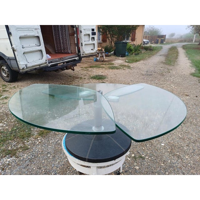 Tempered Glass Coffee Table from Ligne Roset, 1980 For Sale - Image 8 of 12