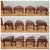 Mid-20th Century Signed George Zee Asian Dragon Carved Rosewood Tea Table & 4 Stools - Set of 5 For Sale - Image 9 of 11